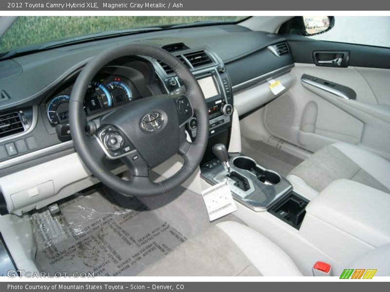 Magnetic Gray Metallic / Ash 2012 Toyota Camry Hybrid XLE