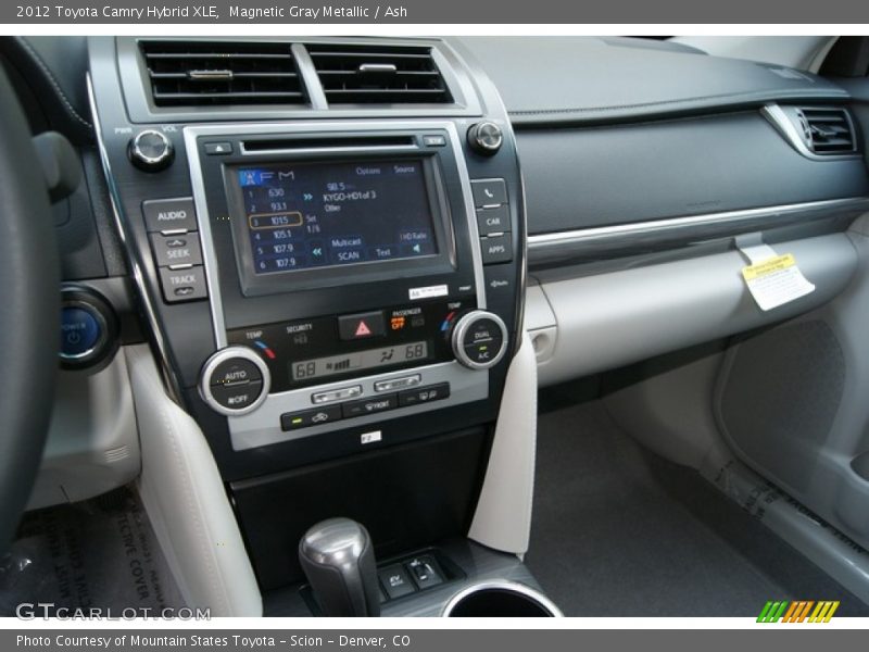 Magnetic Gray Metallic / Ash 2012 Toyota Camry Hybrid XLE