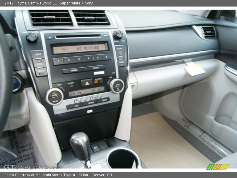 Super White / Ivory 2012 Toyota Camry Hybrid LE