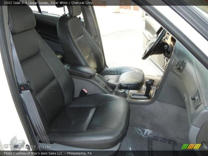 Polar White / Charcoal Grey 2002 Saab 9-5 Linear Sedan
