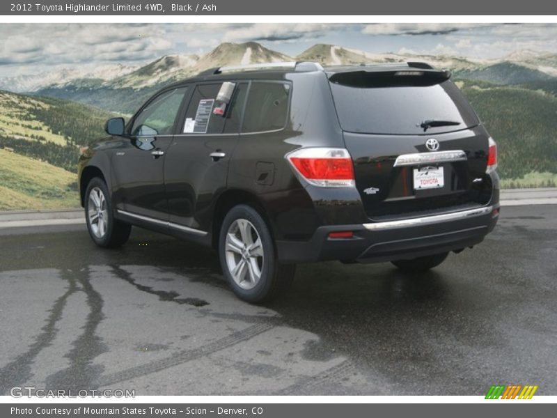 Black / Ash 2012 Toyota Highlander Limited 4WD