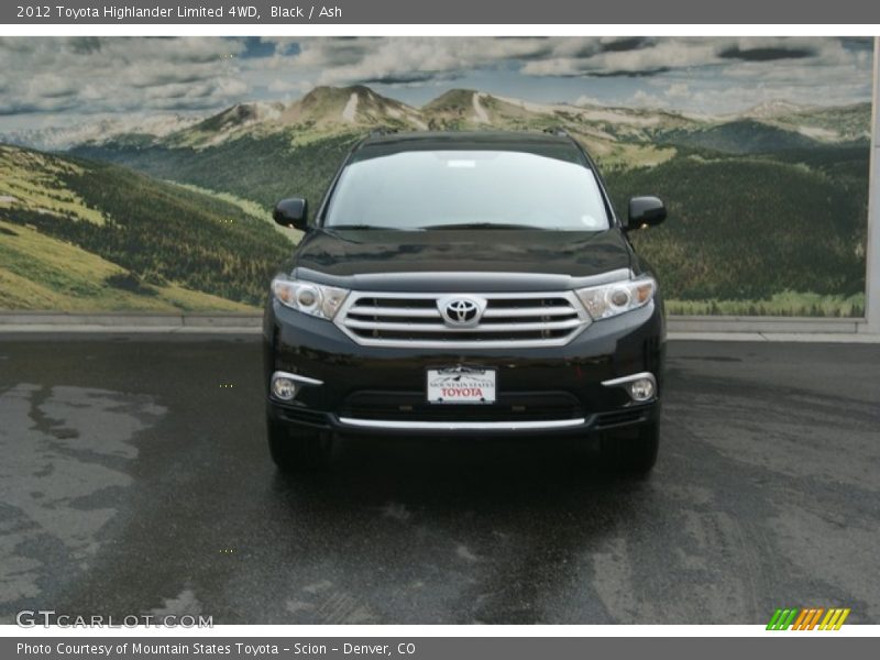 Black / Ash 2012 Toyota Highlander Limited 4WD