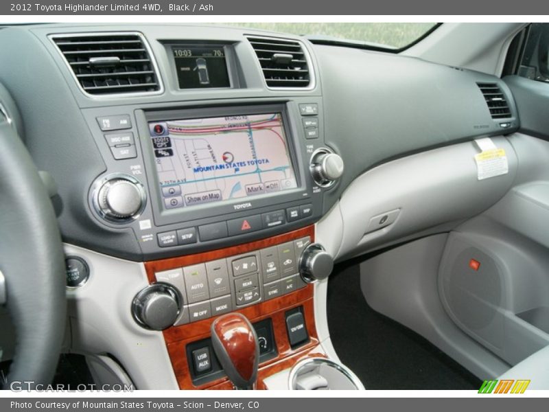 Black / Ash 2012 Toyota Highlander Limited 4WD