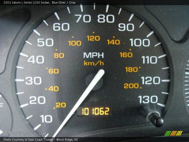 Blue Silver / Gray 2001 Saturn L Series L200 Sedan
