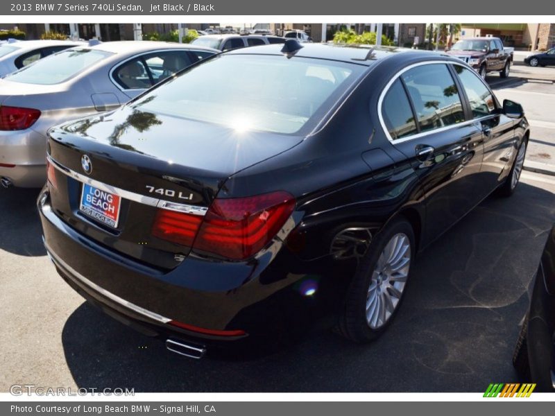 Jet Black / Black 2013 BMW 7 Series 740Li Sedan