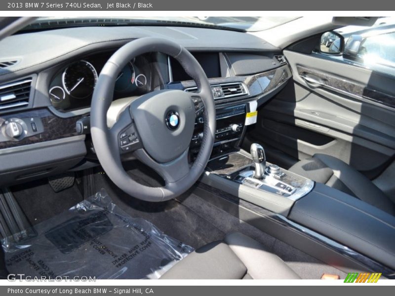 Black Interior - 2013 7 Series 740Li Sedan 