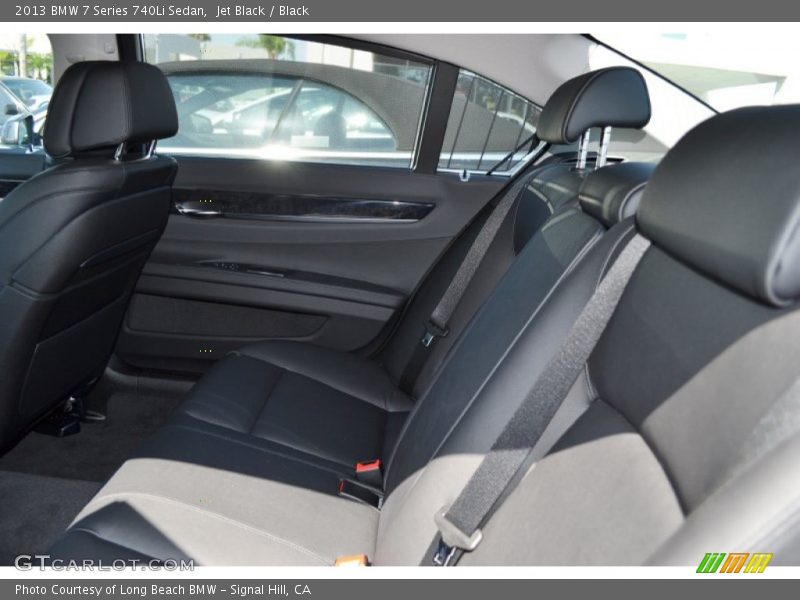 Rear Seat of 2013 7 Series 740Li Sedan