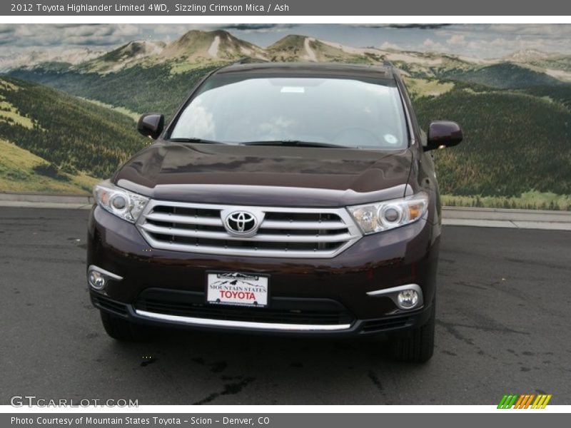 Sizzling Crimson Mica / Ash 2012 Toyota Highlander Limited 4WD
