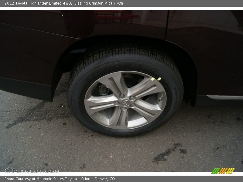 Sizzling Crimson Mica / Ash 2012 Toyota Highlander Limited 4WD