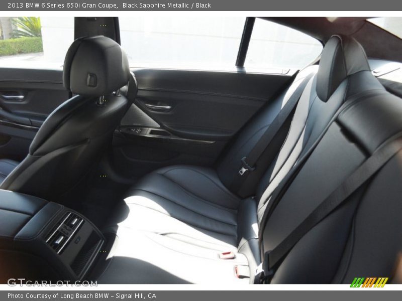 Black Sapphire Metallic / Black 2013 BMW 6 Series 650i Gran Coupe