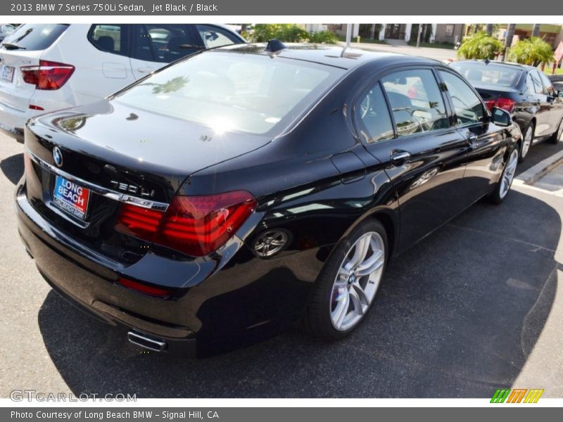 Jet Black / Black 2013 BMW 7 Series 750Li Sedan