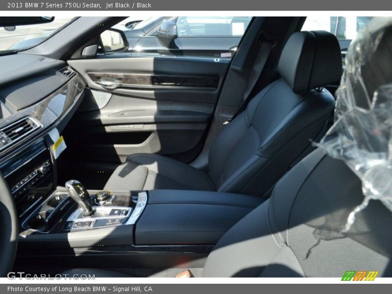 Jet Black / Black 2013 BMW 7 Series 750Li Sedan