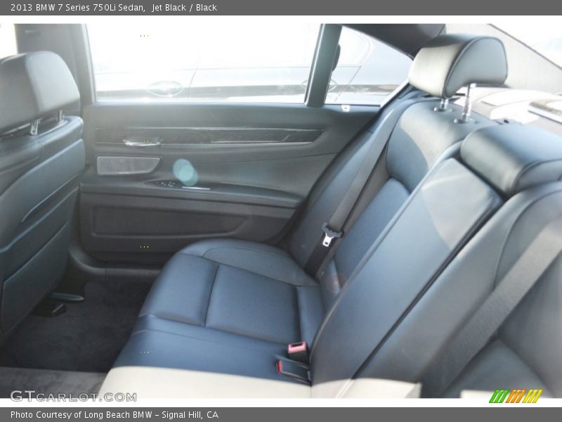 Jet Black / Black 2013 BMW 7 Series 750Li Sedan