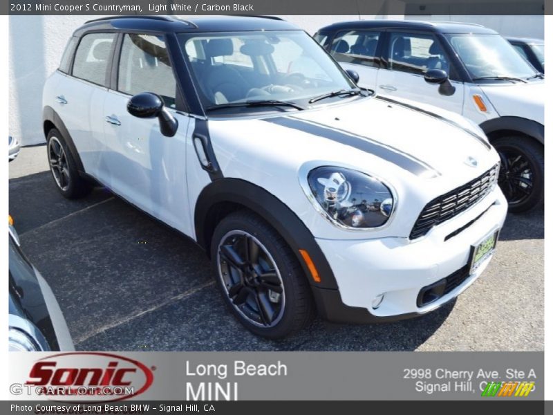 Light White / Carbon Black 2012 Mini Cooper S Countryman