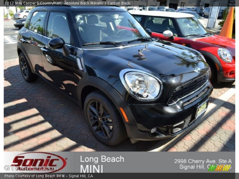 Absolute Black Metallic / Carbon Black 2012 Mini Cooper S Countryman