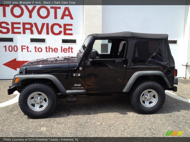 Black / Dark Slate Gray 2006 Jeep Wrangler X 4x4