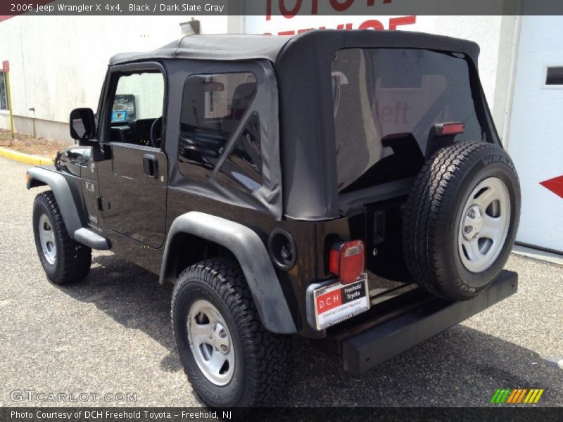 Black / Dark Slate Gray 2006 Jeep Wrangler X 4x4