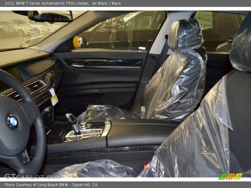 Jet Black / Black 2012 BMW 7 Series ActiveHybrid 750Li Sedan