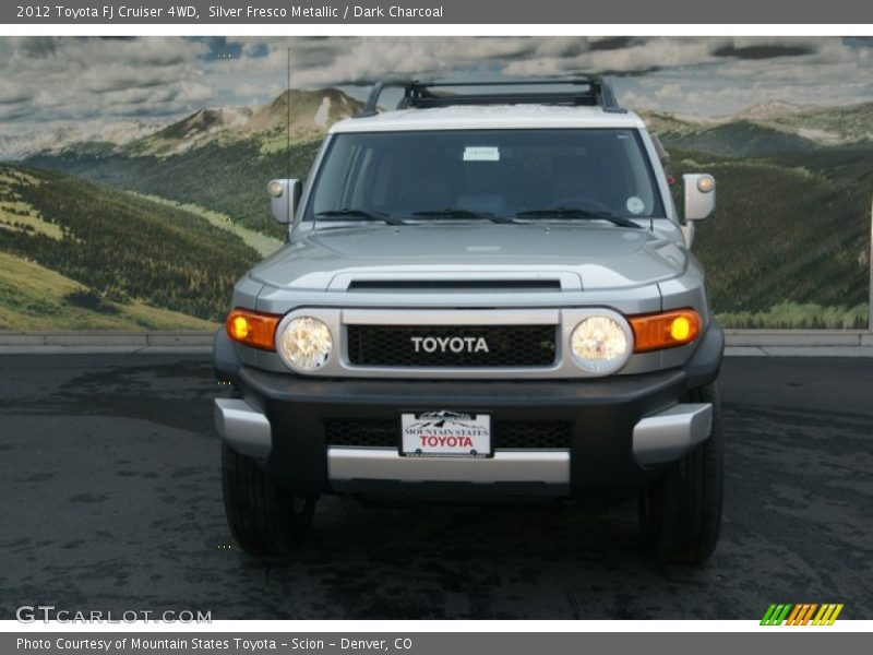 Silver Fresco Metallic / Dark Charcoal 2012 Toyota FJ Cruiser 4WD