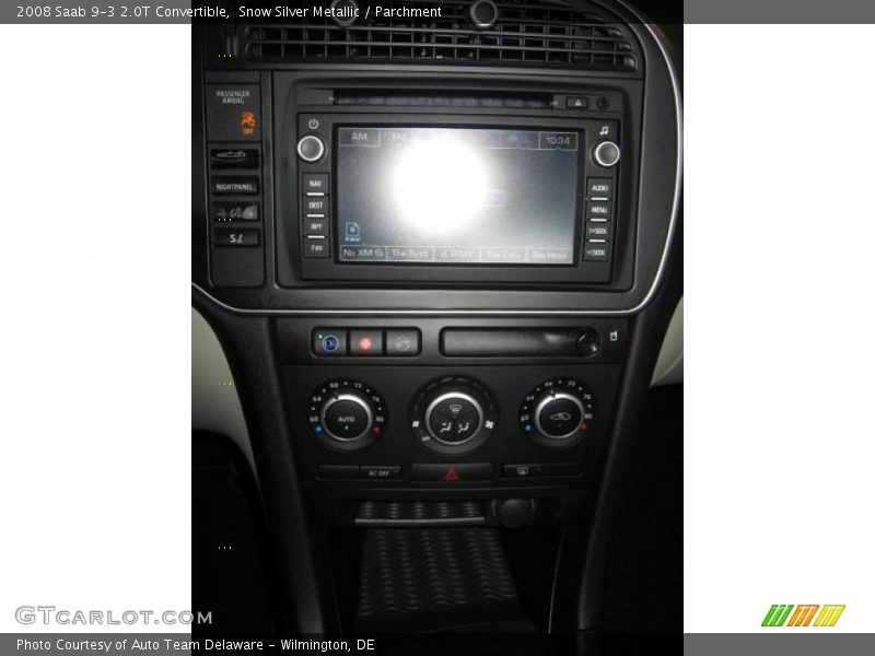 Snow Silver Metallic / Parchment 2008 Saab 9-3 2.0T Convertible