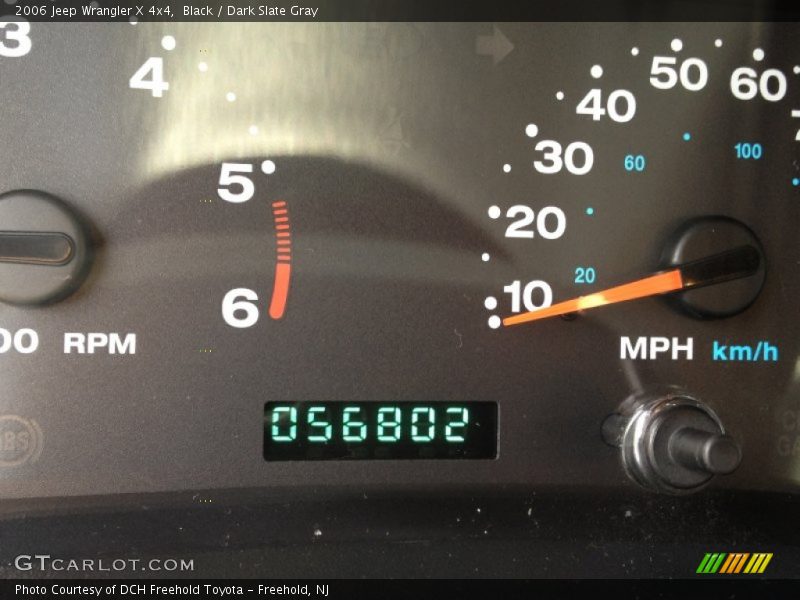 Black / Dark Slate Gray 2006 Jeep Wrangler X 4x4
