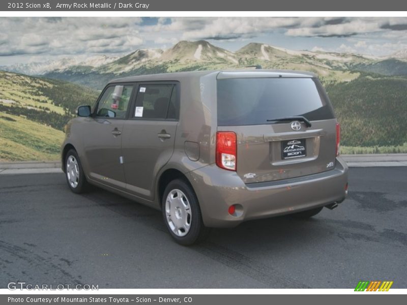 Army Rock Metallic / Dark Gray 2012 Scion xB