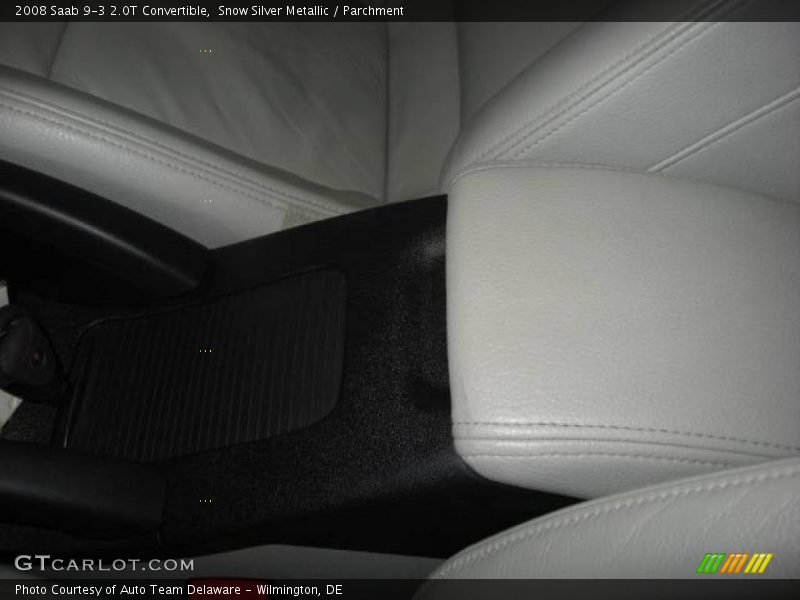 Snow Silver Metallic / Parchment 2008 Saab 9-3 2.0T Convertible