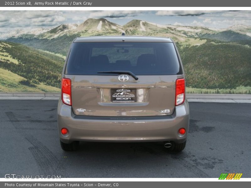 Army Rock Metallic / Dark Gray 2012 Scion xB