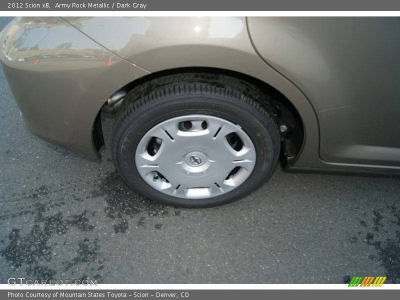 Army Rock Metallic / Dark Gray 2012 Scion xB