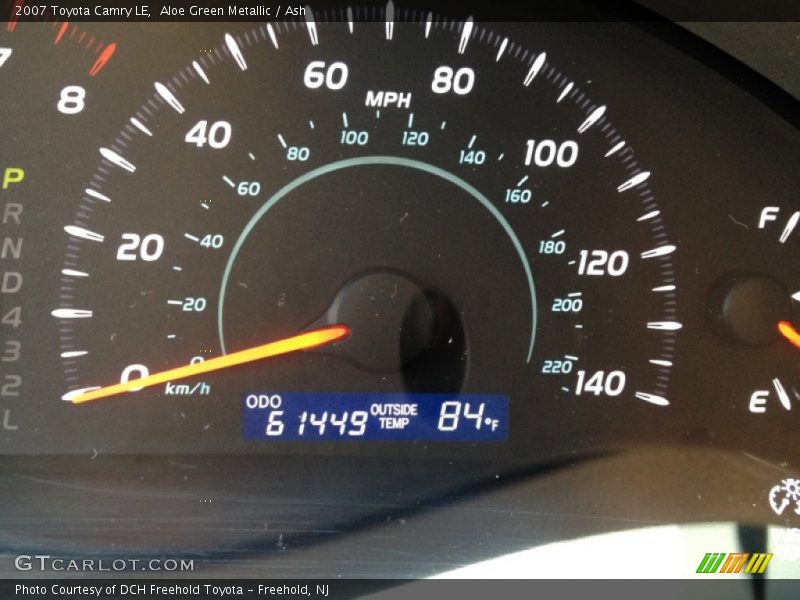 Aloe Green Metallic / Ash 2007 Toyota Camry LE