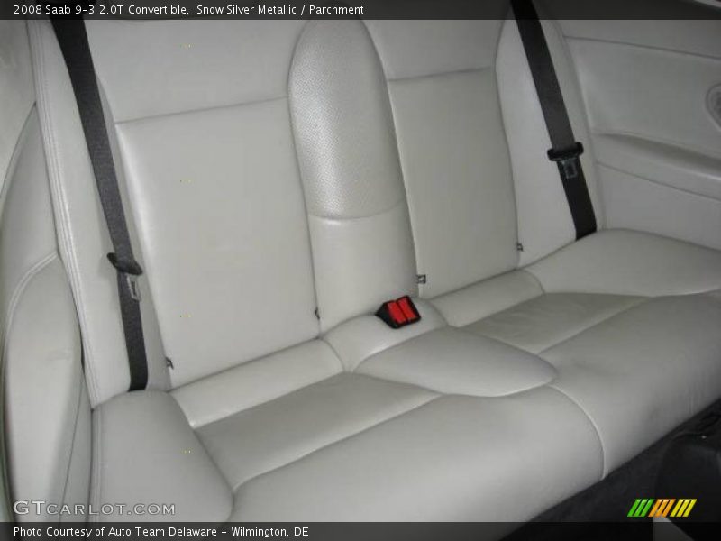 Snow Silver Metallic / Parchment 2008 Saab 9-3 2.0T Convertible