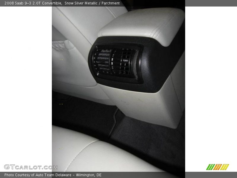 Snow Silver Metallic / Parchment 2008 Saab 9-3 2.0T Convertible