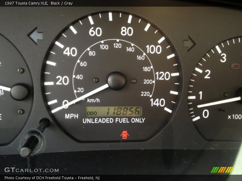 Black / Gray 1997 Toyota Camry XLE