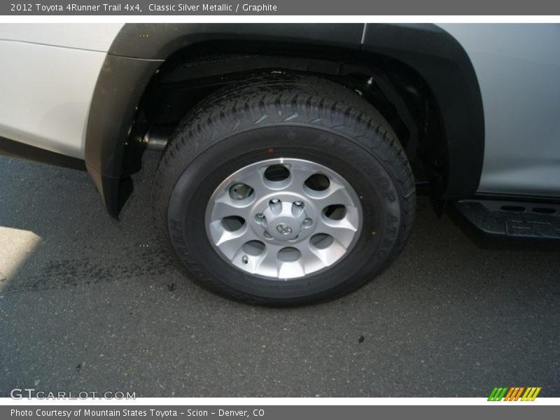Classic Silver Metallic / Graphite 2012 Toyota 4Runner Trail 4x4