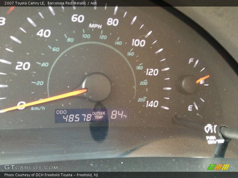 Barcelona Red Metallic / Ash 2007 Toyota Camry LE