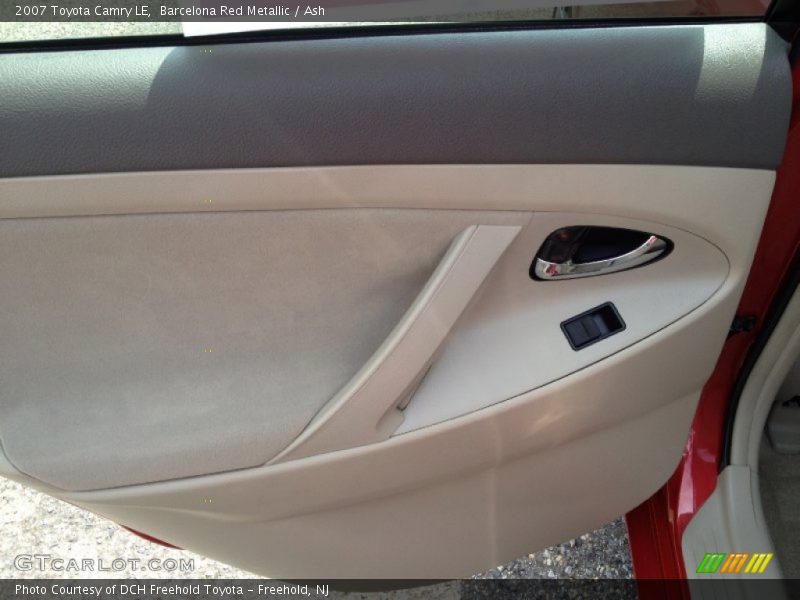 Barcelona Red Metallic / Ash 2007 Toyota Camry LE