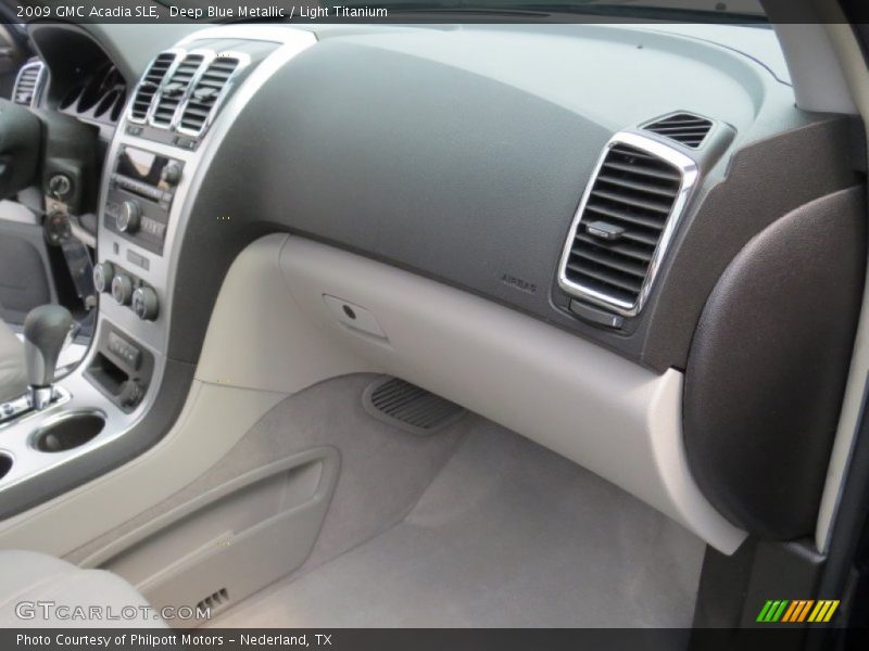 Deep Blue Metallic / Light Titanium 2009 GMC Acadia SLE