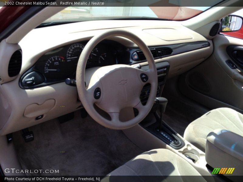 Redfire Metallic / Neutral 2002 Chevrolet Malibu Sedan