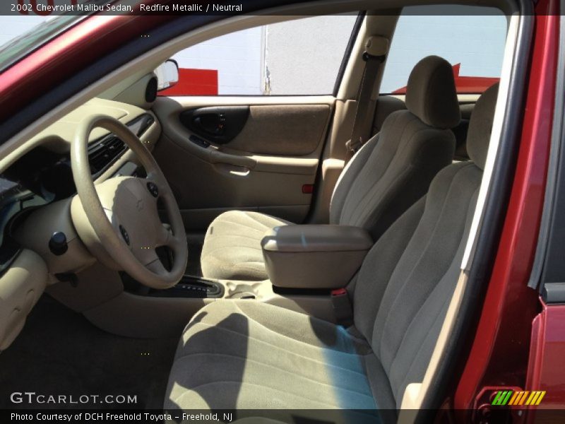 Redfire Metallic / Neutral 2002 Chevrolet Malibu Sedan