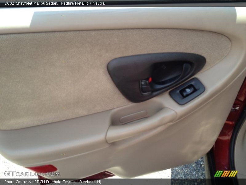 Redfire Metallic / Neutral 2002 Chevrolet Malibu Sedan