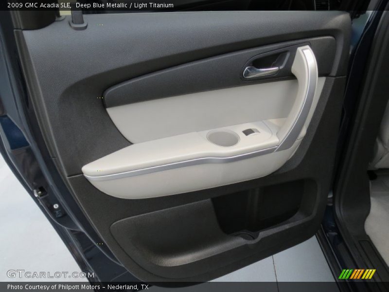 Deep Blue Metallic / Light Titanium 2009 GMC Acadia SLE