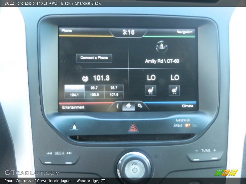 Black / Charcoal Black 2012 Ford Explorer XLT 4WD