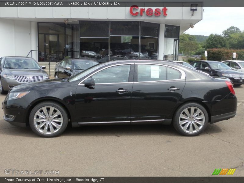 Tuxedo Black / Charcoal Black 2013 Lincoln MKS EcoBoost AWD