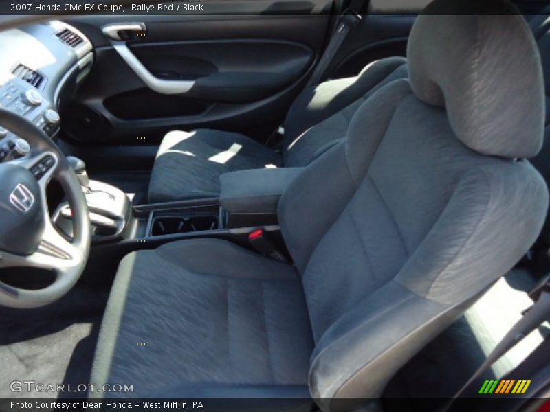 Rallye Red / Black 2007 Honda Civic EX Coupe