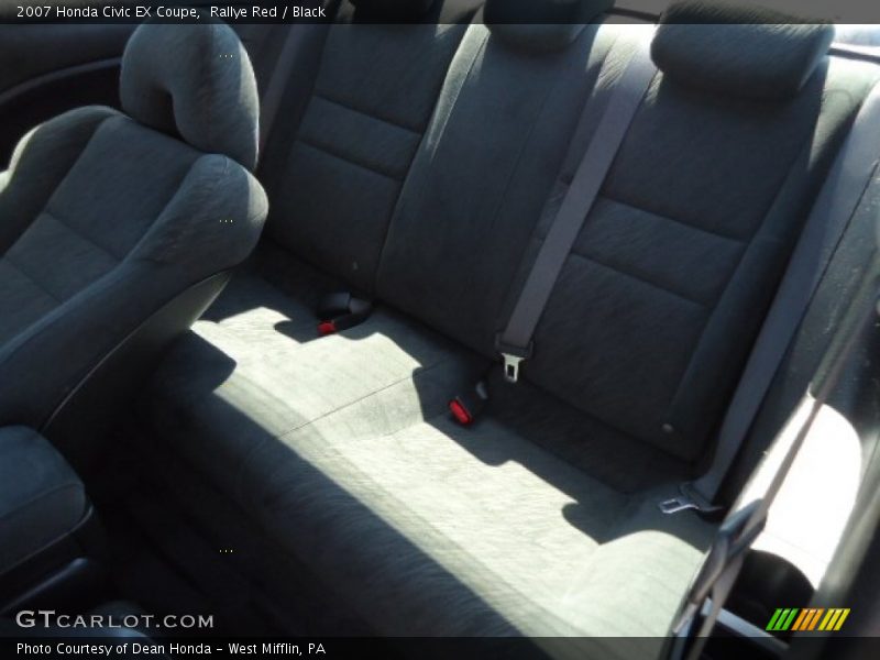 Rallye Red / Black 2007 Honda Civic EX Coupe