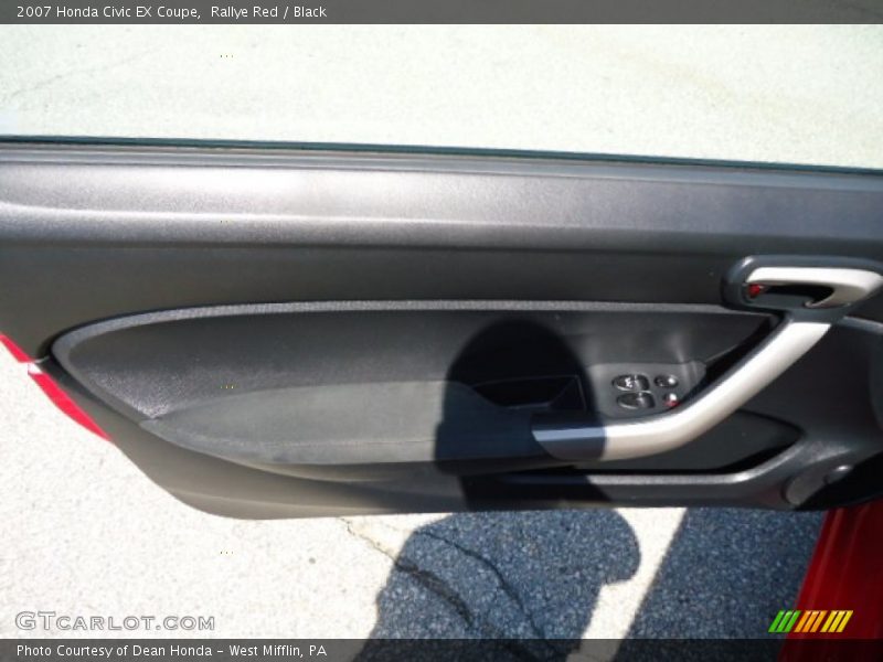 Rallye Red / Black 2007 Honda Civic EX Coupe