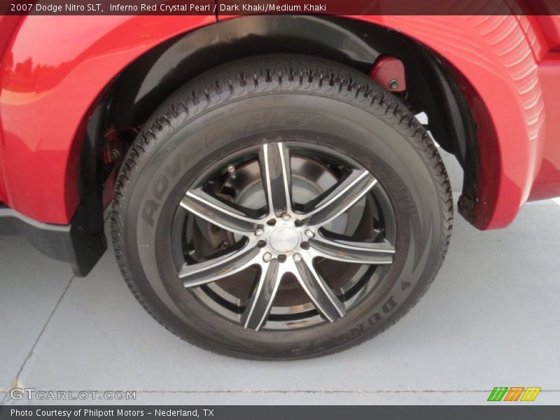 Inferno Red Crystal Pearl / Dark Khaki/Medium Khaki 2007 Dodge Nitro SLT