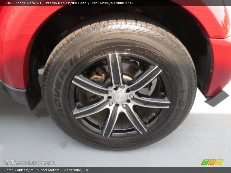 Inferno Red Crystal Pearl / Dark Khaki/Medium Khaki 2007 Dodge Nitro SLT