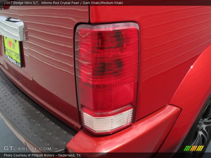 Inferno Red Crystal Pearl / Dark Khaki/Medium Khaki 2007 Dodge Nitro SLT