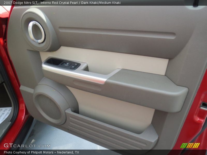 Inferno Red Crystal Pearl / Dark Khaki/Medium Khaki 2007 Dodge Nitro SLT